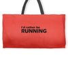 i'd rather be running funny cool run runner marathon sport athlete shi Weekender Totes