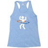 portal hula hooping with portals Racerback Tank