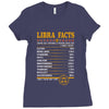 Libra Facts Zodiac Ladies Fitted T-Shirt