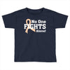 No 0ne Fights Alone Toddler T-shirt