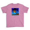 florida palm trees sunset Youth Tee