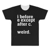 i before e except after c All Over Men's T-shirt