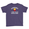 exercise vs extra fries Youth Tee