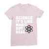 Science It's Like Magic But Real Ladies Fitted T-Shirt
