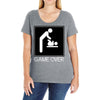 game over baby Ladies Curvy T-Shirt
