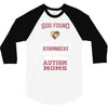 god found autism moms 3/4 Sleeve Shirt
