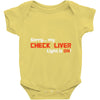 check liver light is on Baby Onesie