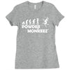 evolution powder monkeez Ladies Fitted T-Shirt