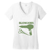 i give blowjobs Women's V-Neck T-Shirt