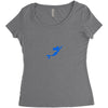 mermaid mom pocket Women's Triblend Scoop T-shirt