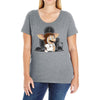 it's a me gizmo Ladies Curvy T-Shirt