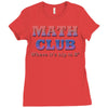 math club hippie hipster Ladies Fitted T-Shirt