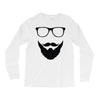 beard and glasses Long Sleeve Shirts