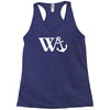 w anchor mens funny offensive Racerback Tank