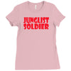 junglist soldier Ladies Fitted T-Shirt