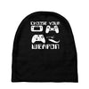 choose your weapon gamer finny retro Baby Beanies