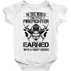The Title Firefighter Not Earned From Fancy Degree Baby Onesie