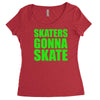 skaters gonna skate Women's Triblend Scoop T-shirt