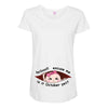October Peeking Out Asian Baby Girl Maternity Scoop Neck T-shirt