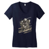 the weight of the world Women's V-Neck T-Shirt