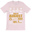 Born August  Multitasking Problem Solving Tees T-Shirt