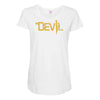 devil Maternity Scoop Neck T-shirt