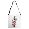 Pride Floral Adjustable Strap Totes