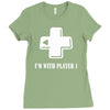 i'm with player Ladies Fitted T-Shirt