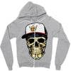 skull Zipper Hoodie