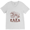 papa the strong V-Neck Tee