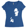 steven seagal   high quality Women's Triblend Scoop T-shirt