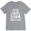 v5 eat sleep train V-Neck Tee