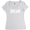 fight club rule 1 you do not mention fight club Women's Triblend Scoop T-shirt