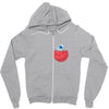 Mars and Astronaut Zipper Hoodie