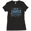 i`m an engineer so to save time lets assume i`m right Ladies Fitted T-Shirt