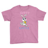 Bunny Happy Easter Youth Tee