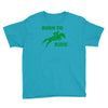 born to ride horse riding pony horse Youth Tee