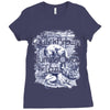 quick brown fox Ladies Fitted T-Shirt