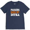 chicago bears tee packers can suck my ditka V-Neck Tee