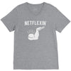 netflexin' V-Neck Tee