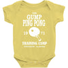 forrest gump   ping pong camp   cult film Baby Bodysuit