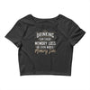 drinking can cause memory loss Crop Top