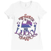 lucky scottie Ladies Fitted T-Shirt