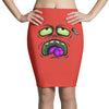 monster face Pencil Skirts