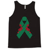 liver ribbon and rose Tank Top