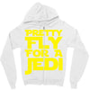 pretty fly for a jedi Zipper Hoodie