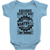 Aquarius Hated By Many Wanted By Plenty Baby Onesie