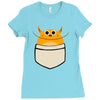 pocket monster Ladies Fitted T-Shirt
