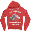 vater und sohn Zipper Hoodie
