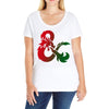 dungeons dragons logo Ladies Curvy T-Shirt